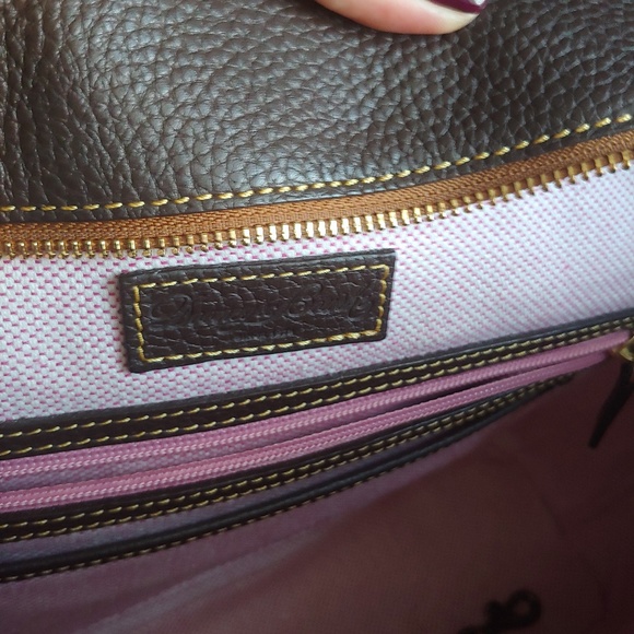 Dooney & Bourke Charleston Shopper in Chocolate - Picture 6 of 8